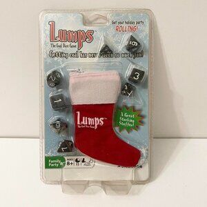 Lumps Coal Dice Game Family Party Travel Zip Stocking 8 Dice